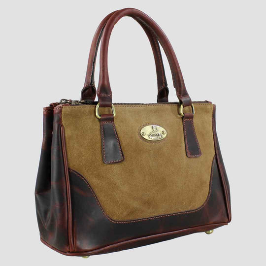 Jodie Handbag Brown and Suede