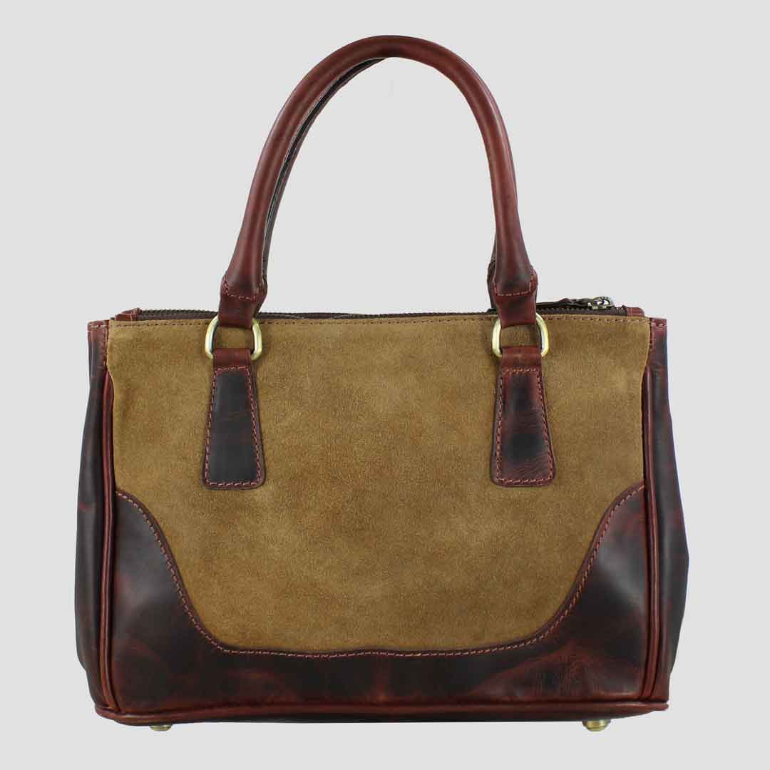 Jodie Handbag Brown and Suede