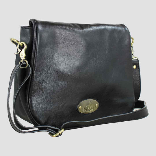 Lucy Saddle Bag Black