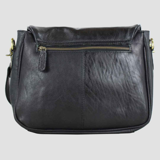 Lucy Saddle Bag Black