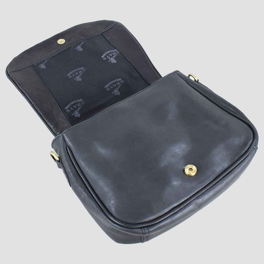 Lucy Saddle Bag Black