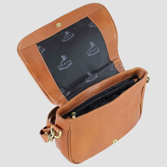 Lucy Saddle Bag Tan