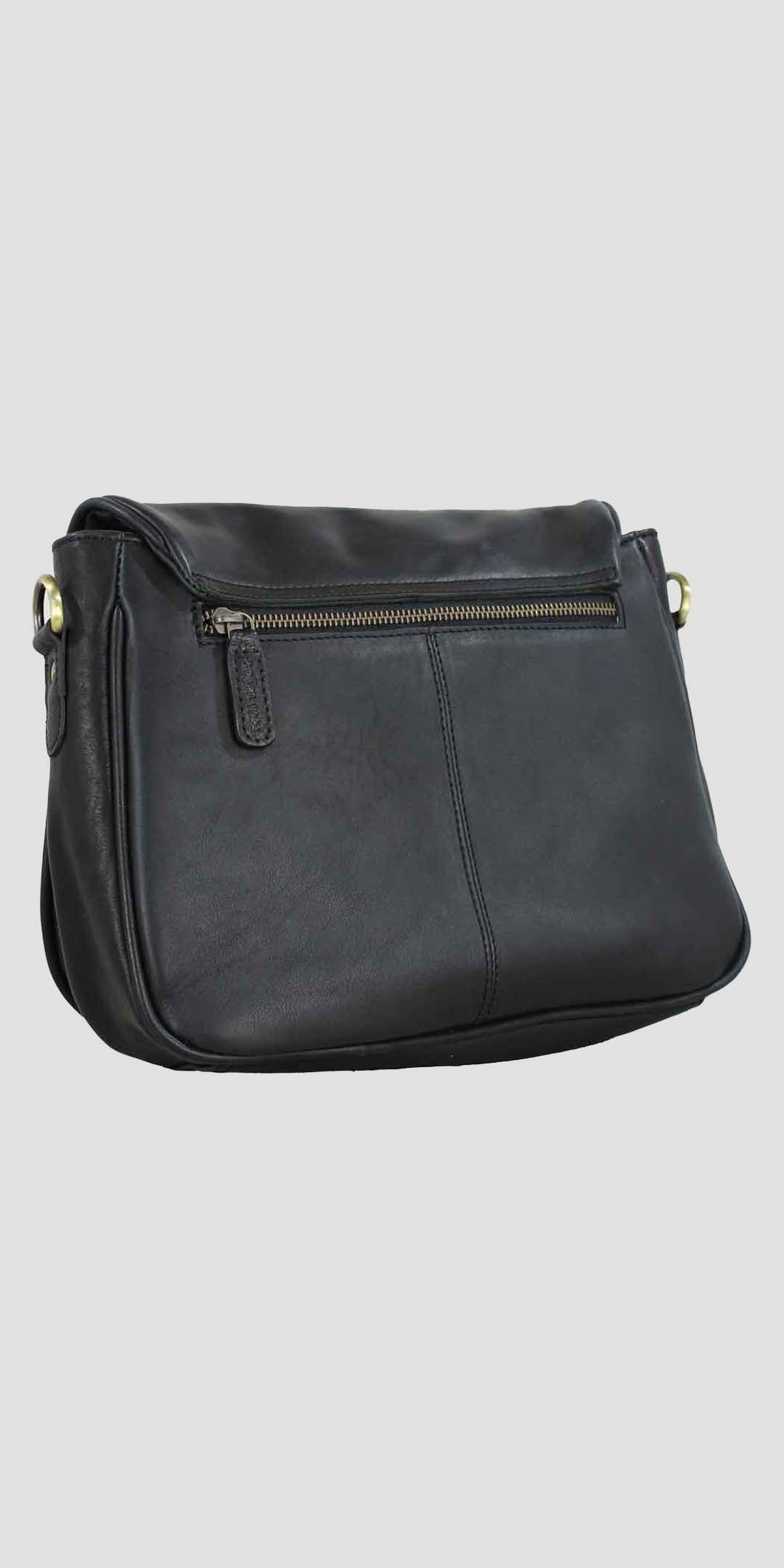 Lucy Snaffle Saddle Bag Black