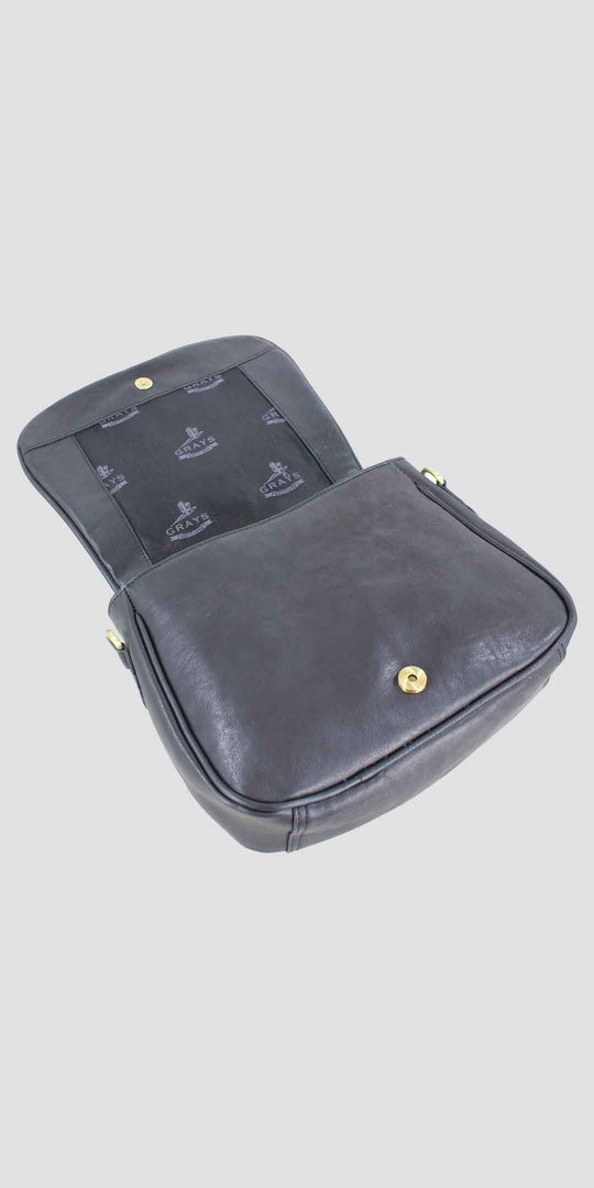 Lucy Snaffle Saddle Bag Black