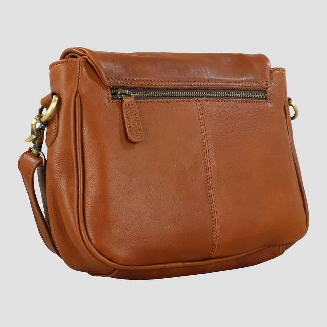 Lucy Snaffle Saddle Bag Tan