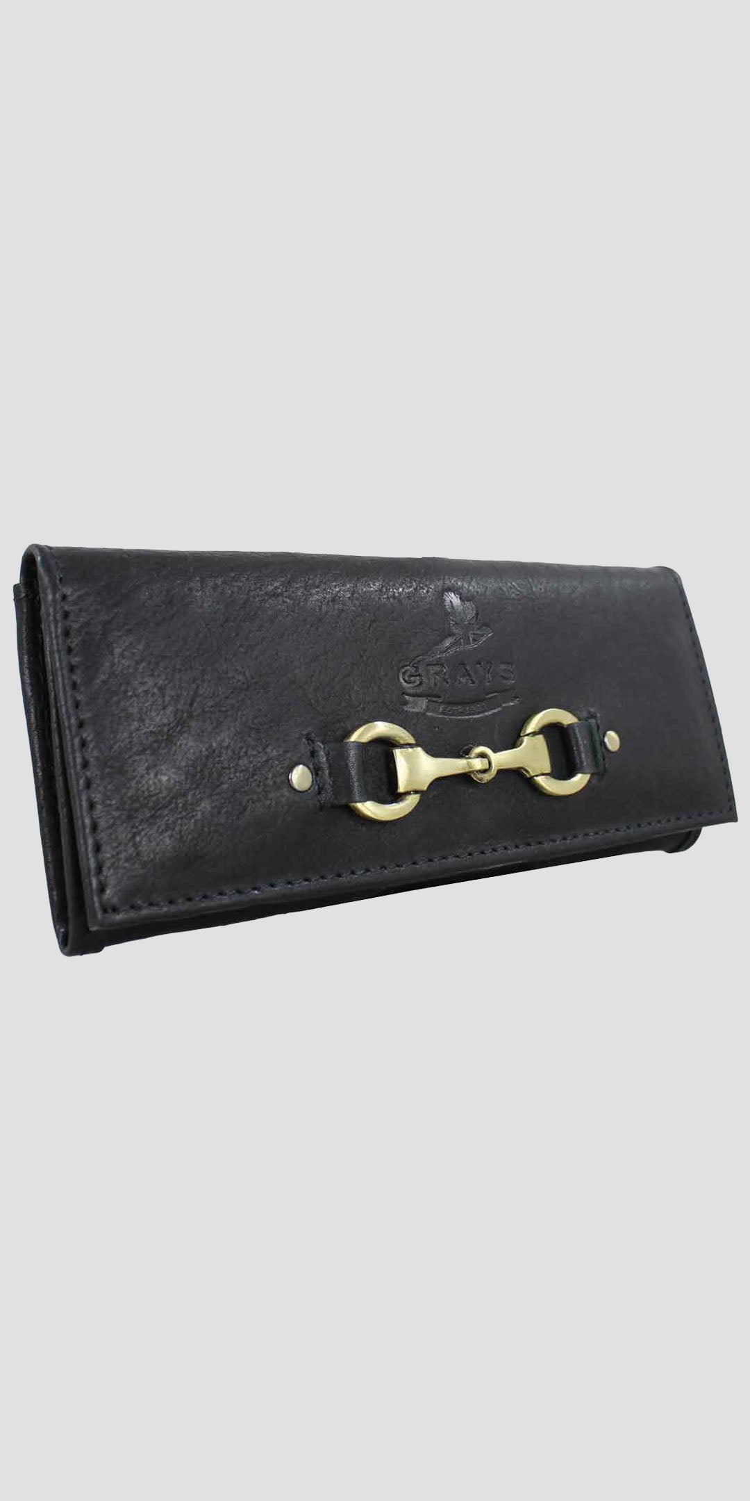 Lily Snaffle Purse In Black
