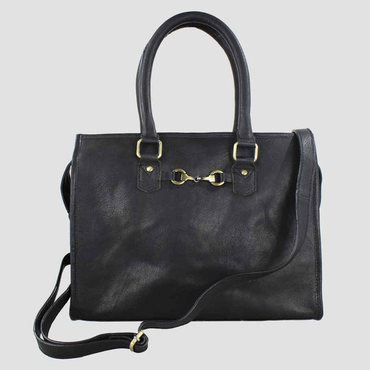 Abigail Snaffle Handbag Black