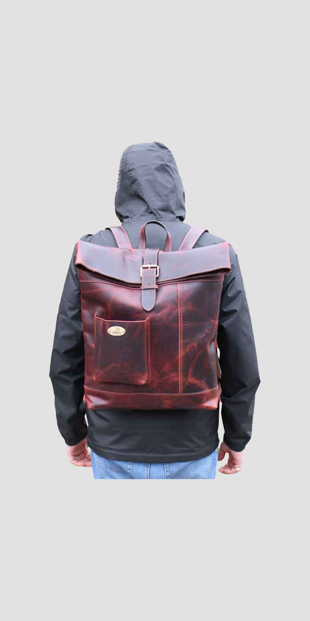 Doveridge Leather Rucksack Brown