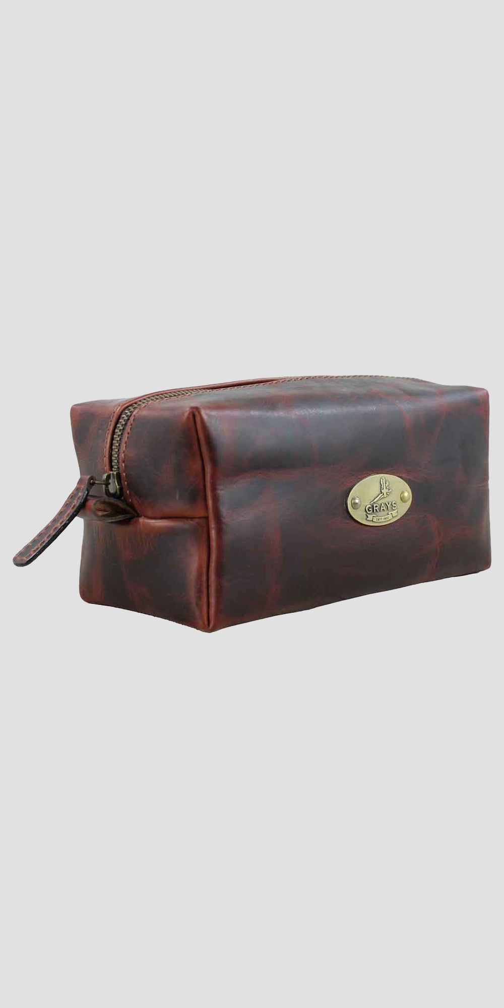 Croxall Leather Wash Bag