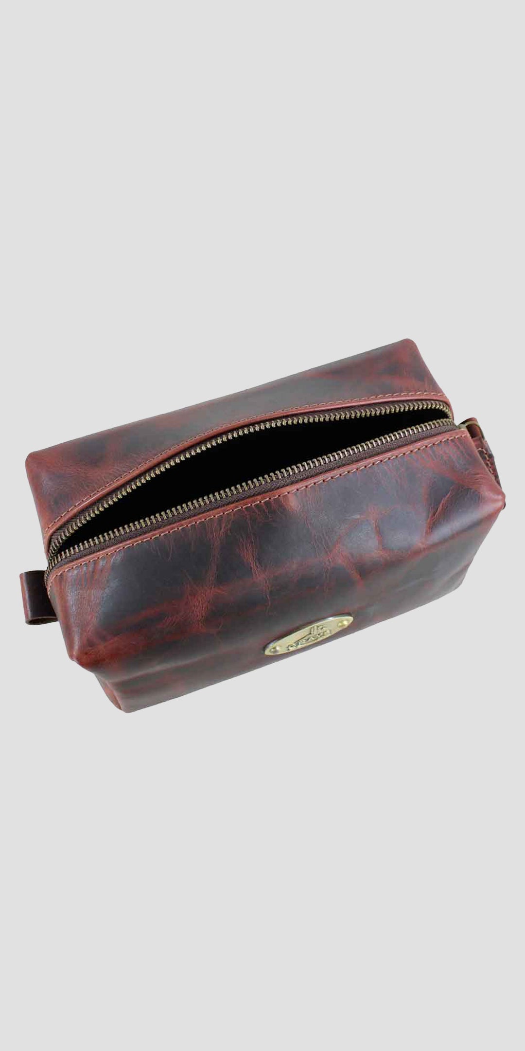 Croxall Leather Wash Bag