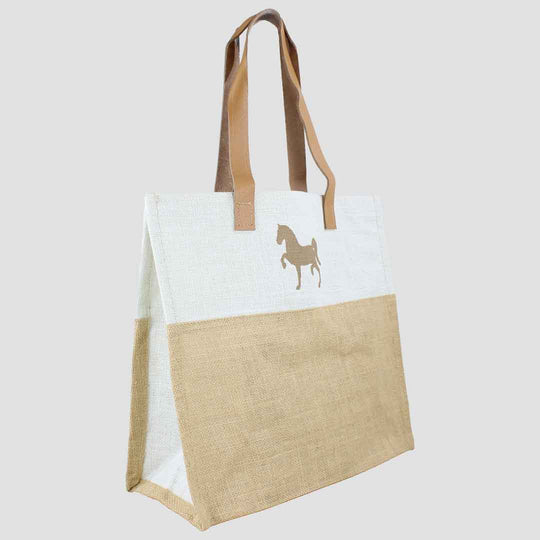 Jute Shopper Bag Horse