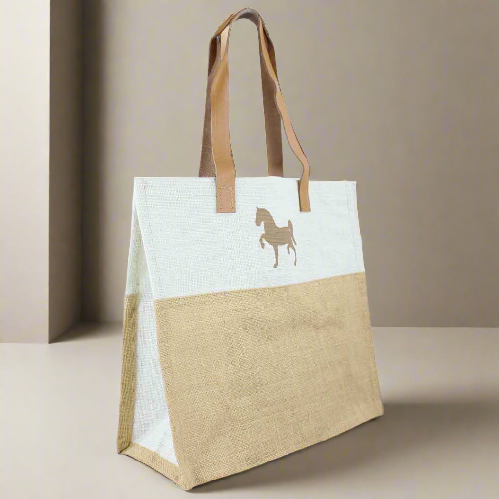 Jute Shopper Bag Horse