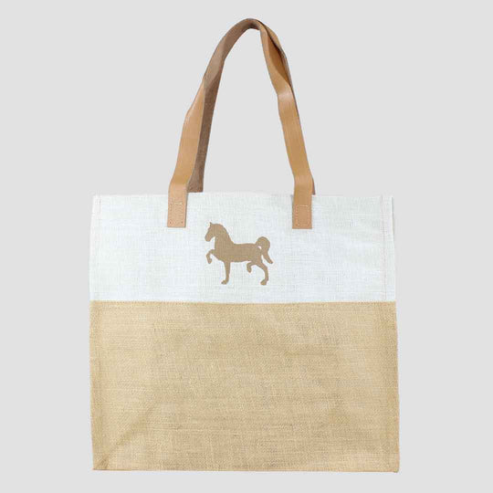 Jute Shopper Bag Horse