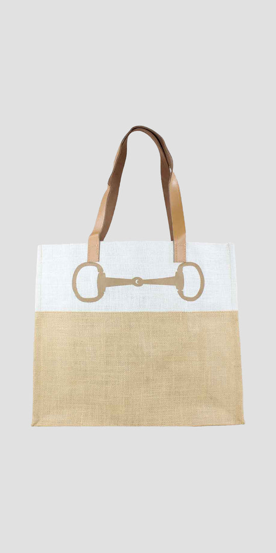 Jute Shopper Bag Snaffle