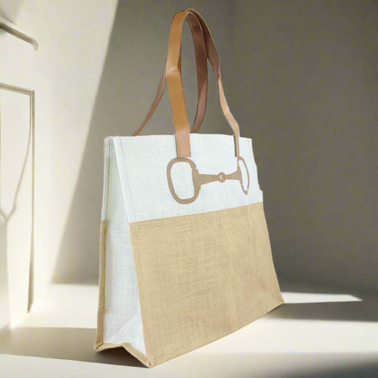 Jute Shopper Bag Snaffle