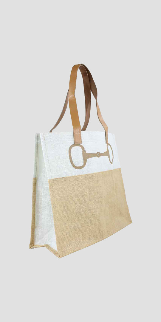 Jute Shopper Bag Snaffle