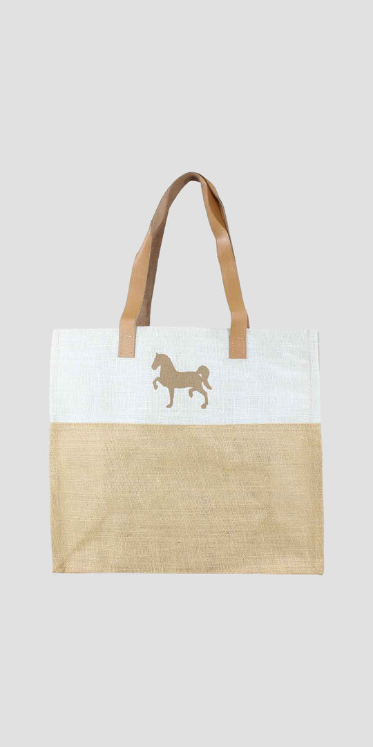 Jute Shopper Bag Horse