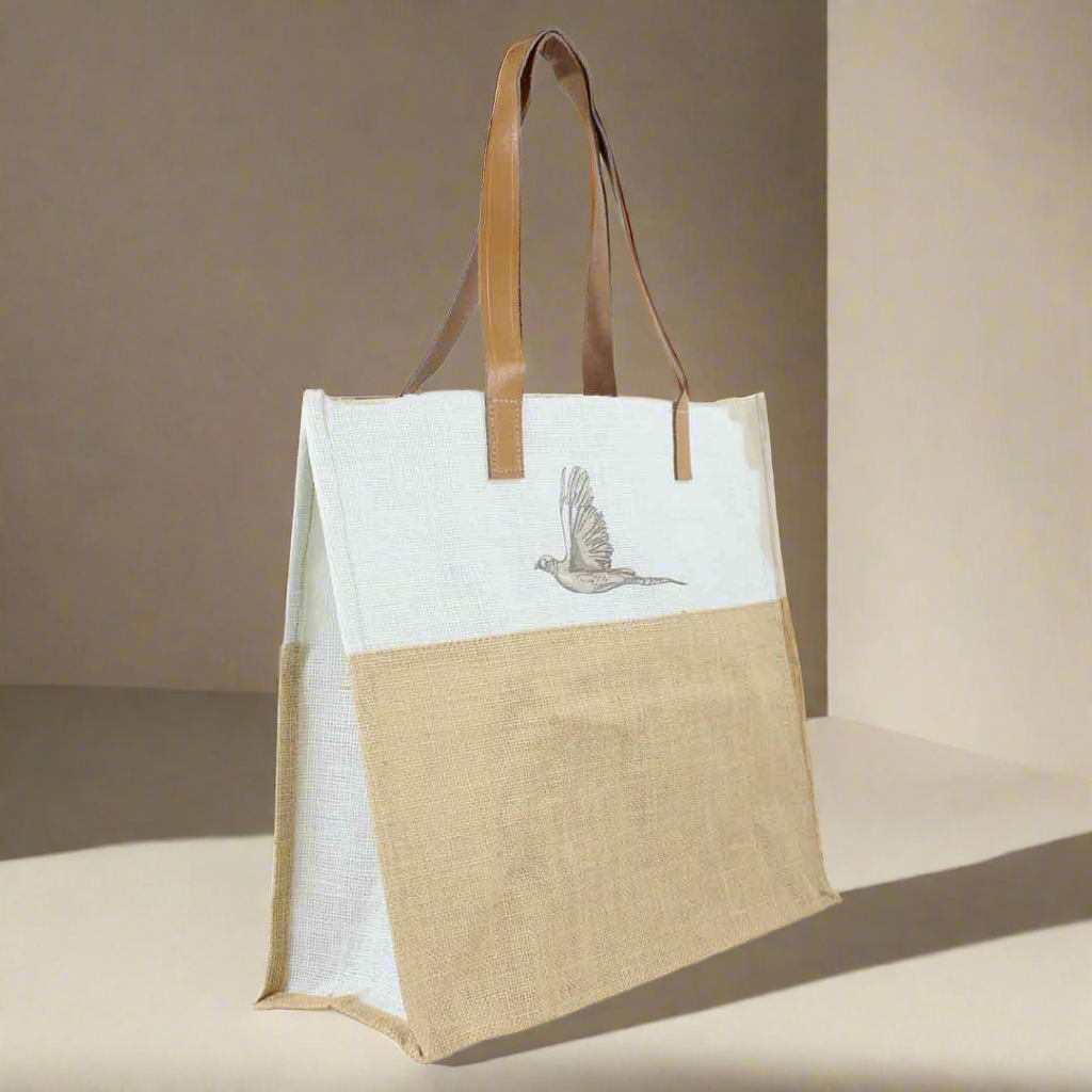Jute Shopper Bag Pheasant