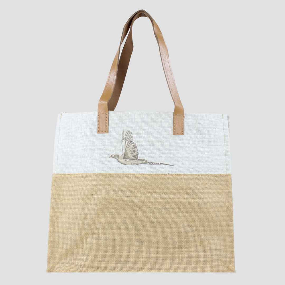 Jute Shopper Bag Pheasant
