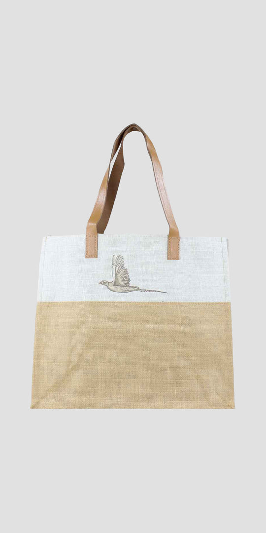 Jute Shopper Bag Pheasant