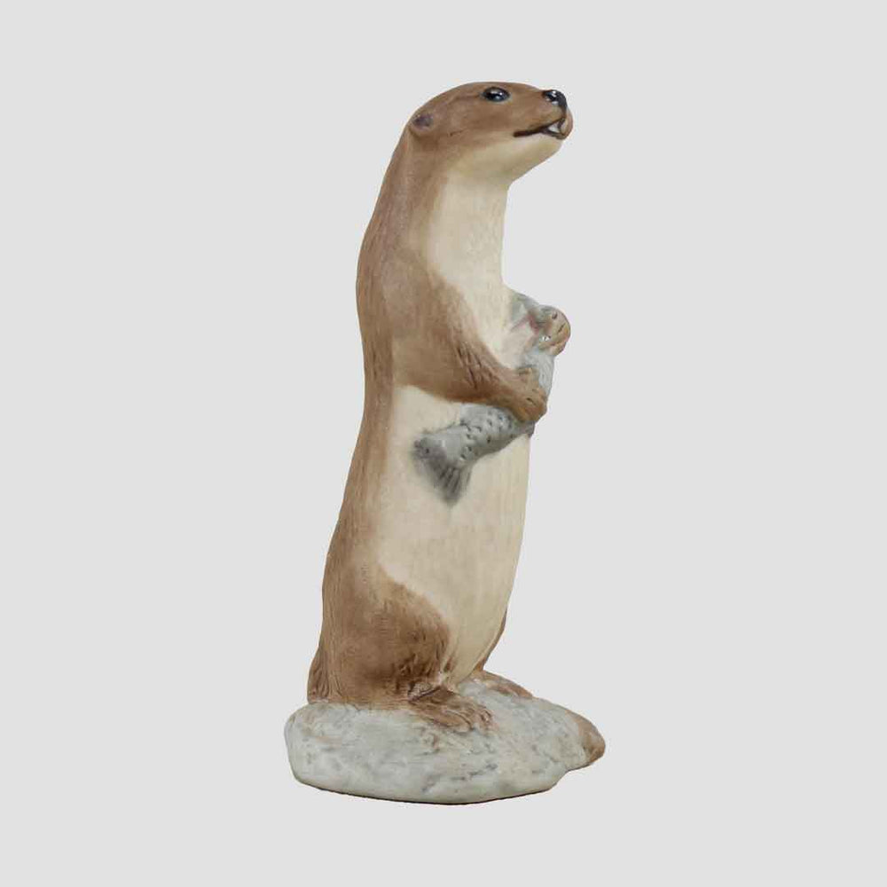 Otter And Fish Aynsley Pottery Model