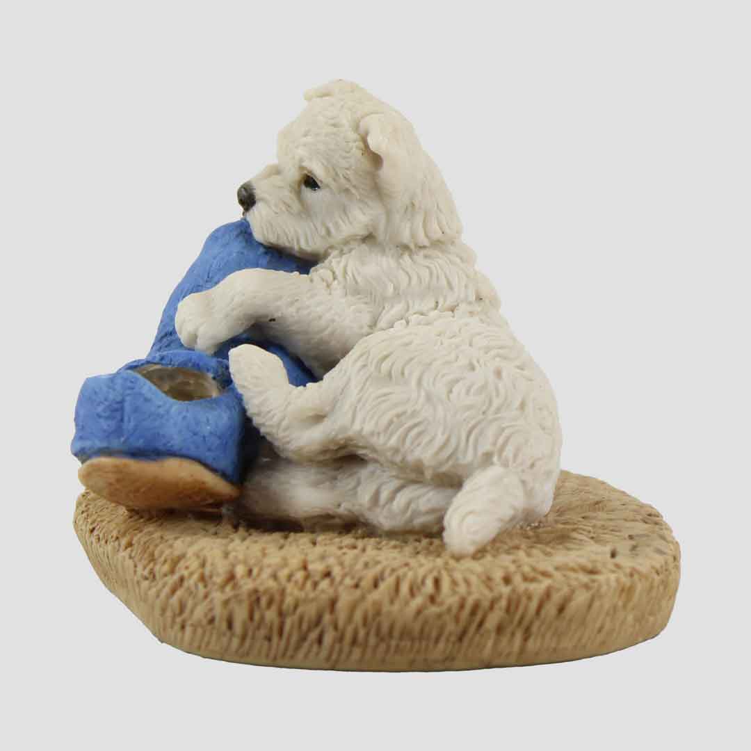 Westie And Slipper by Teviotdale