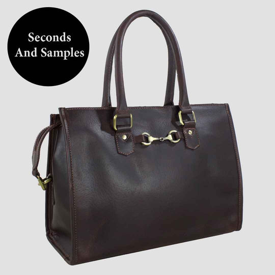 Seconds Abigail Snaffle Handbag Brown