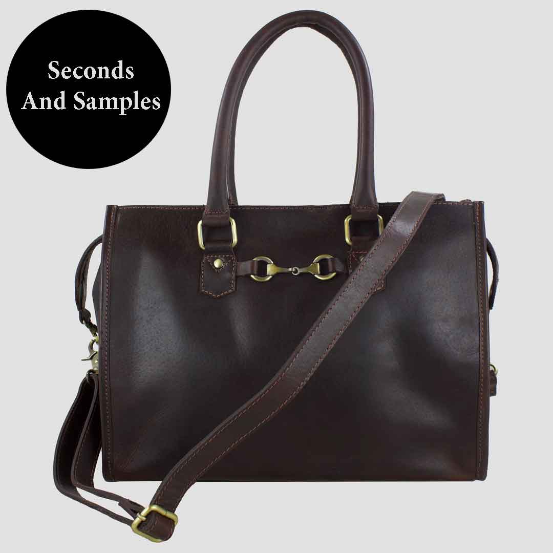 Seconds Abigail Snaffle Handbag Brown