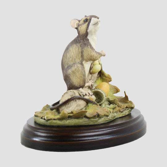 Mouse On Branch With Acorns Model