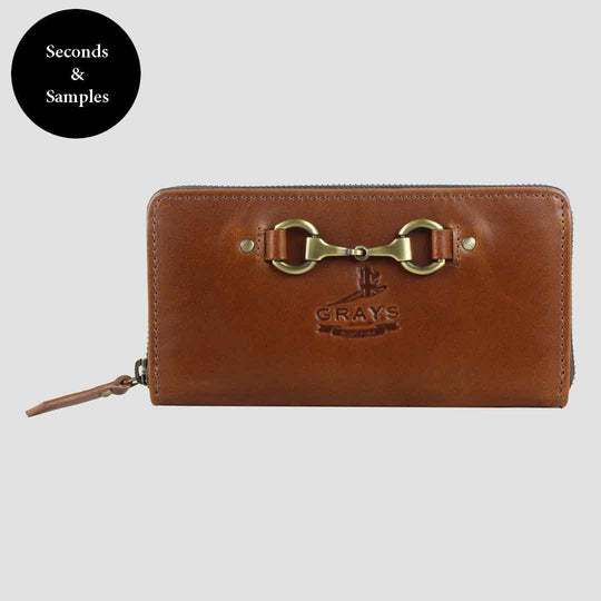 Seconds Sally Purse Leather Tan