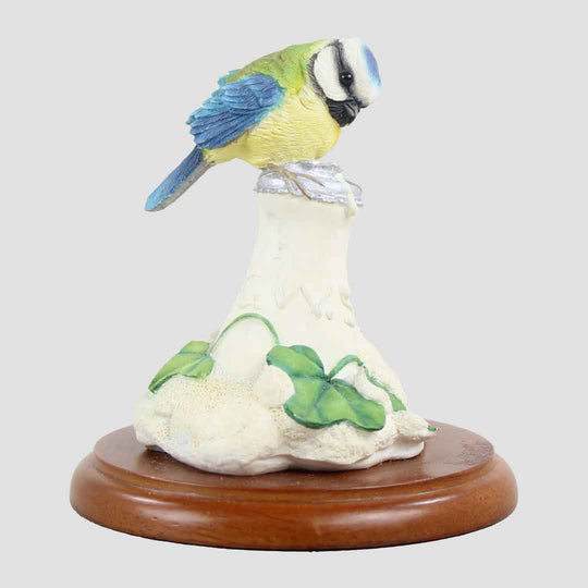 Bluetit On Milk Bottle Border Fine Arts Birds