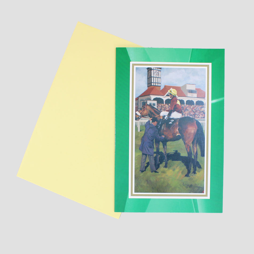 Racing Greeting Card Measure Up