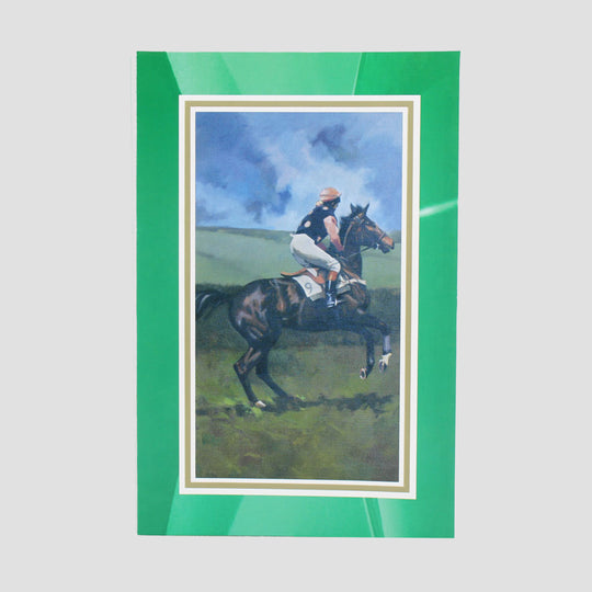 Racing Greeting Card Turn