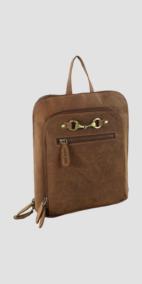 Edith Rucksack with Snaffle in Hunter