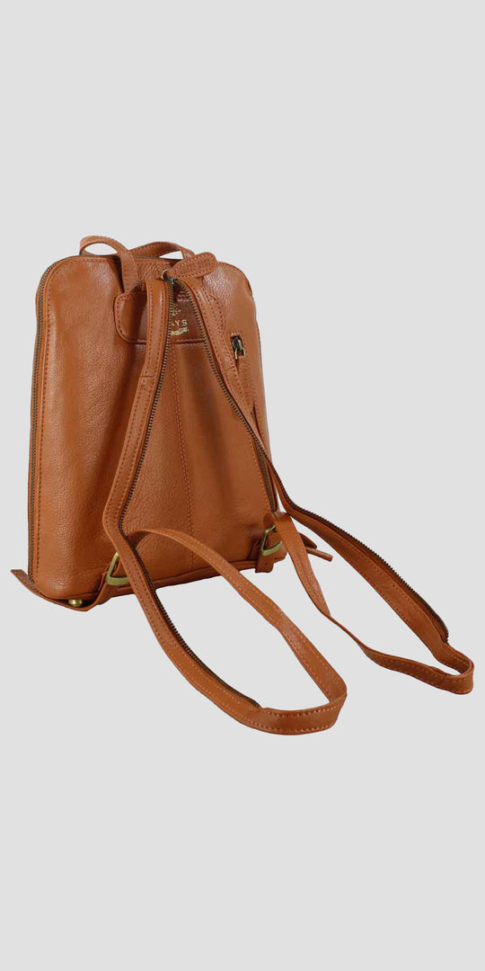 Edith Rucksack with Snaffle in Tan