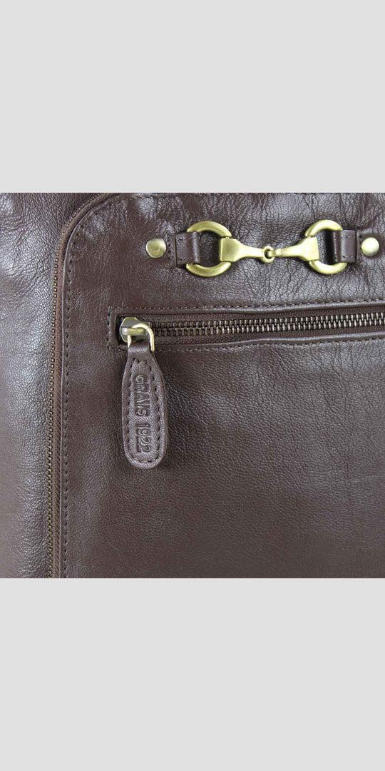 Edith Rucksack with Snaffle in Brown