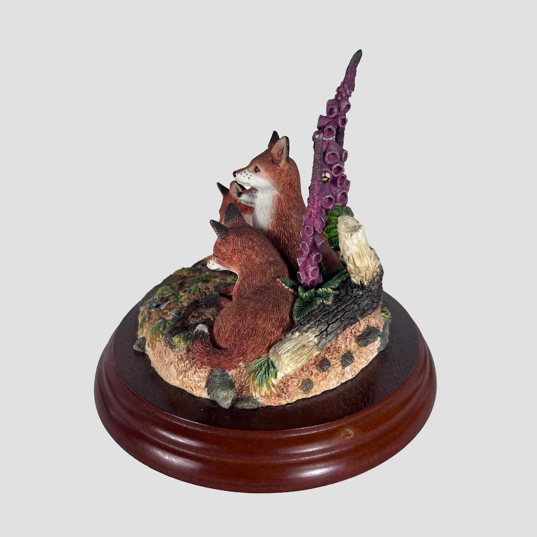 Young Ones Cubs Corner Fox Model by Border Fine Arts
