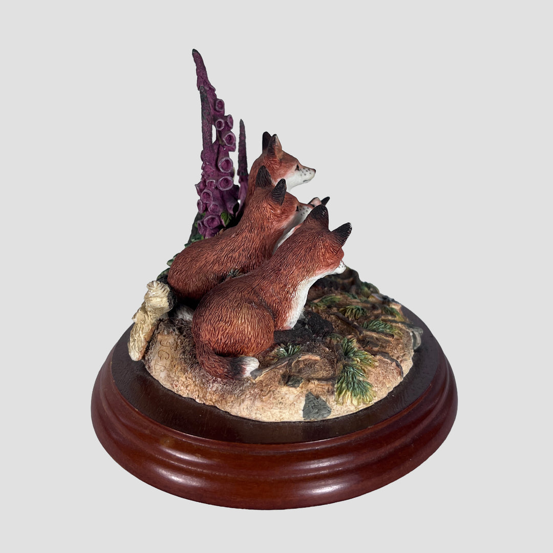 Young Ones Cubs Corner Fox Model by Border Fine Arts
