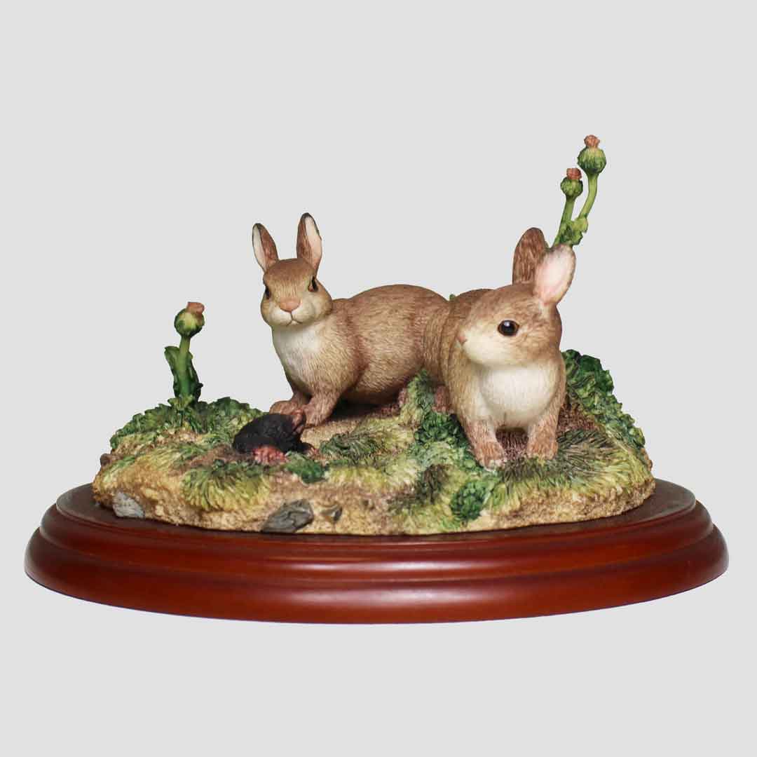 Surprise Border Fine Arts Rabbits