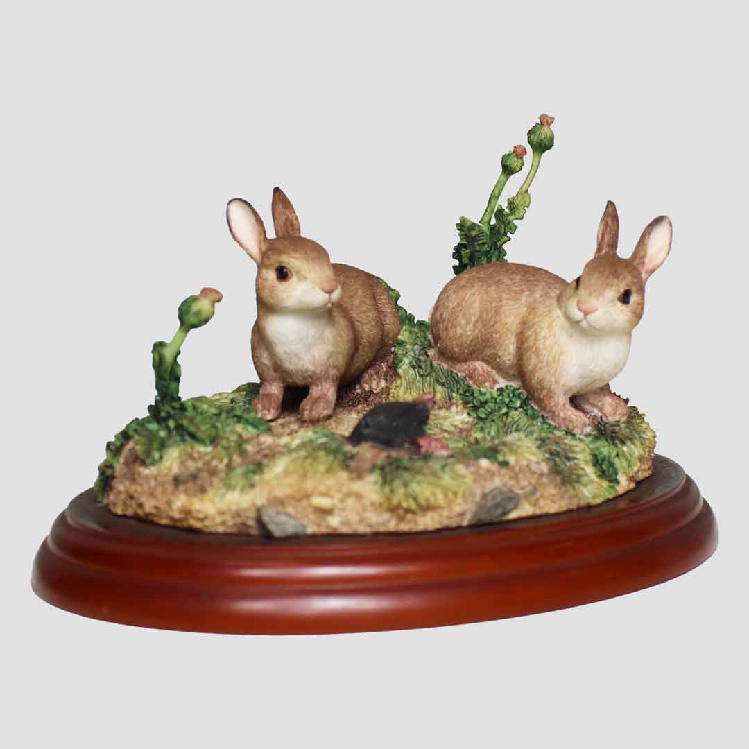 Surprise Border Fine Arts Rabbits