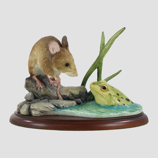 Mouse And Frog Border Fine Arts