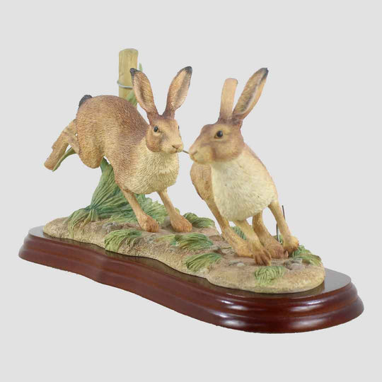 Running Hares Border Fine Arts