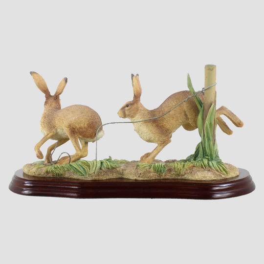 Running Hares Border Fine Arts