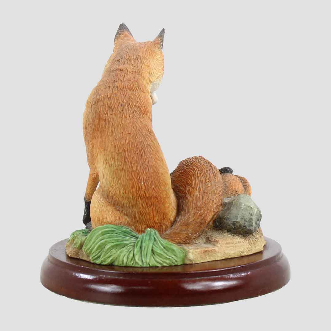 Vixen And Cubs Border Fine Arts Foxes