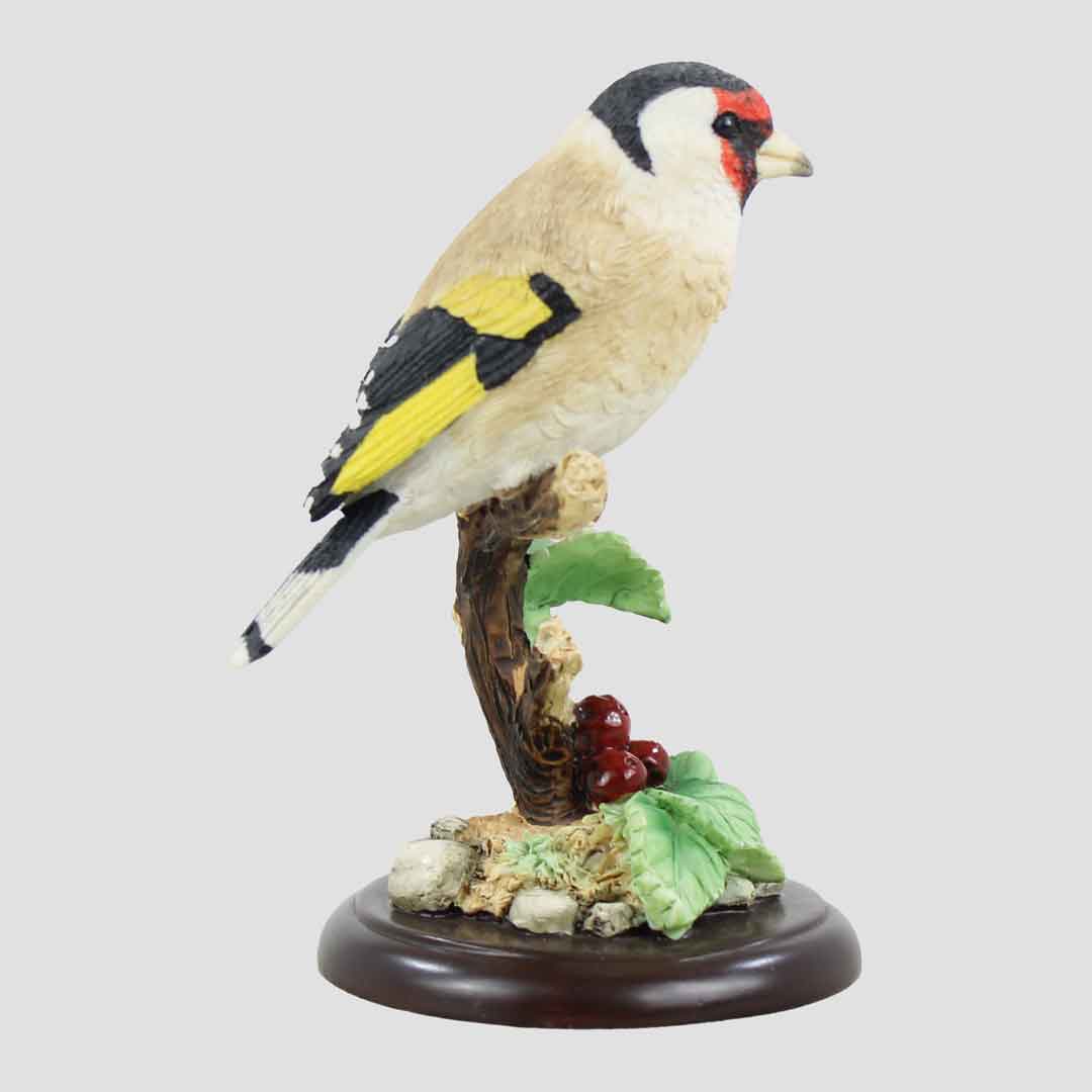 Goldfinch And Berries Border Fine Arts