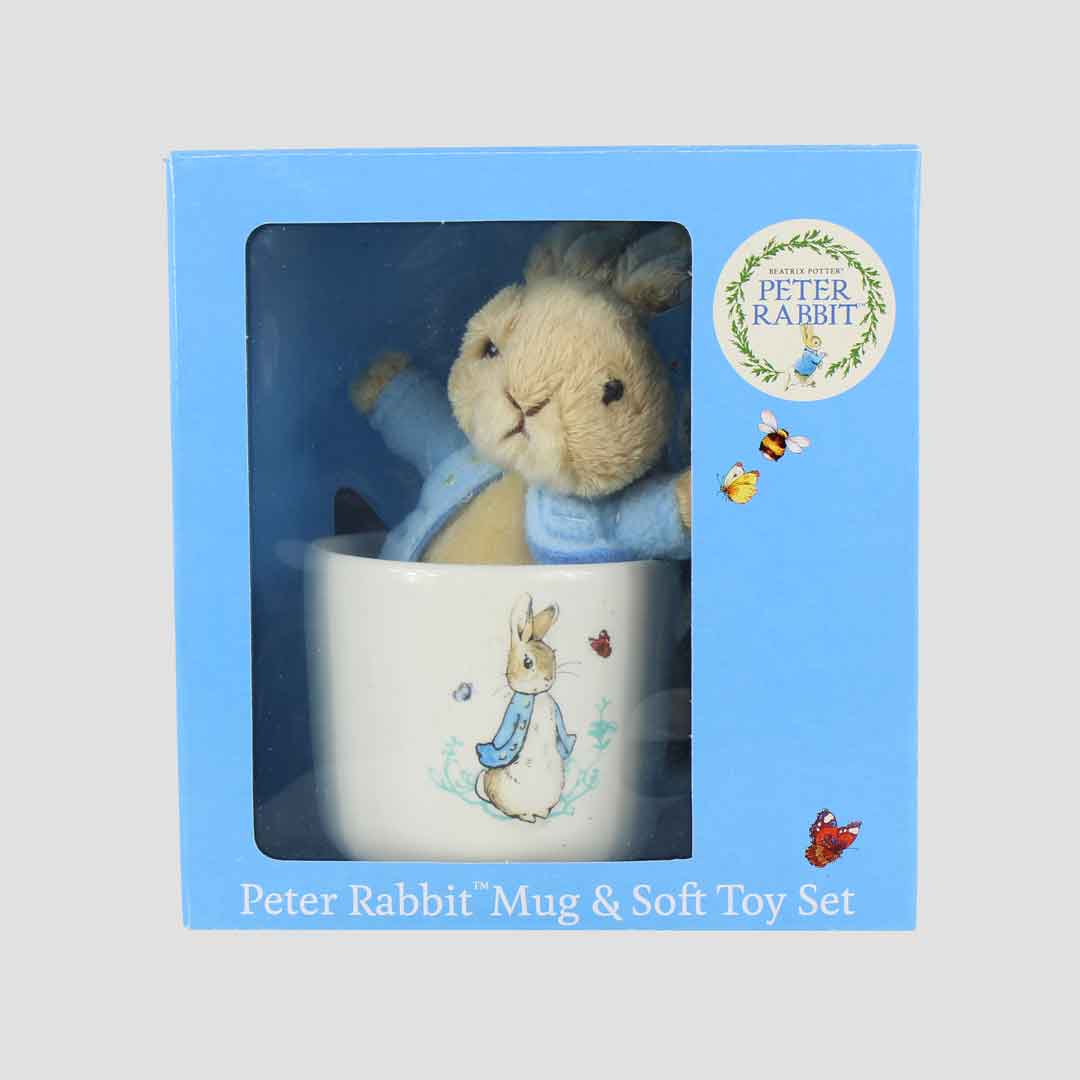 Beatrix Potter Peter Rabbit Mug And Soft Toy Set