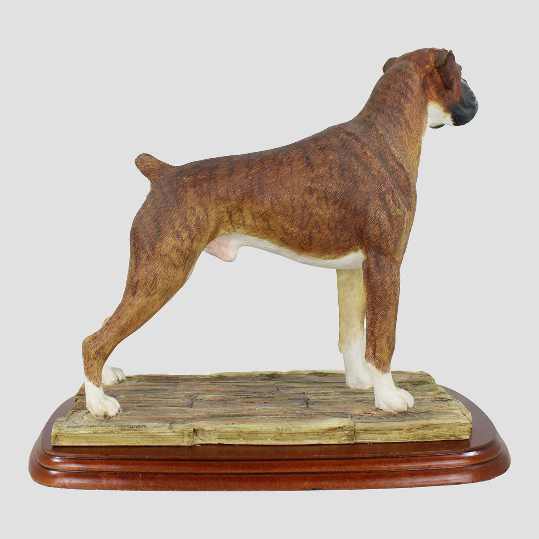 Boxer Brindle Border Fine Arts Dog