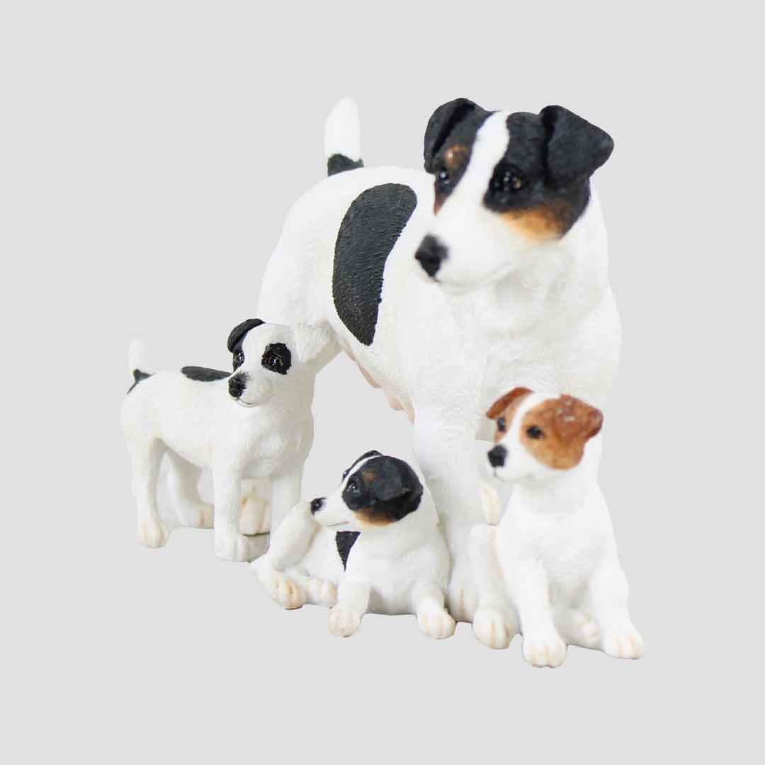 Jack Russell Family Group Border Fine Arts