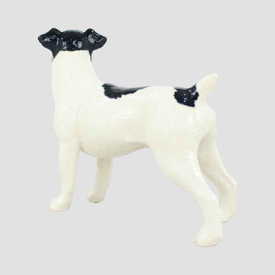 Jack Russell (Black and White) Border Fine Arts Pottery