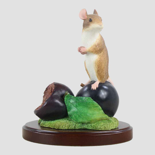 Mouse On Plums Border Fine Arts